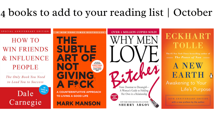 4 books to add to your reading list | October edition